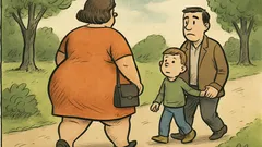 Dowcip: Idzie Jaś z tatą przez park...
